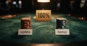 Bonus kasynowy 100% w 2026 — definicja, warunki i ryzyko prawne