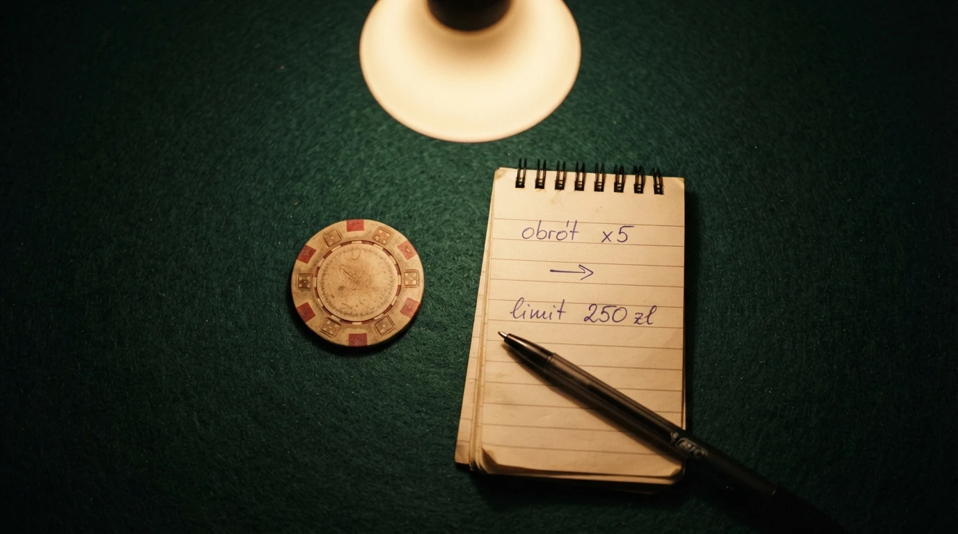 Tabela porównawcza z nazwami kasyn i kolumnami: bonus, wymóg obrotu, limit wypłaty, ważność — z wyróżnionym wierszem Total Casino